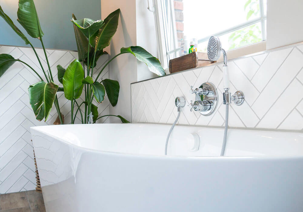 Moderne Badewanne
